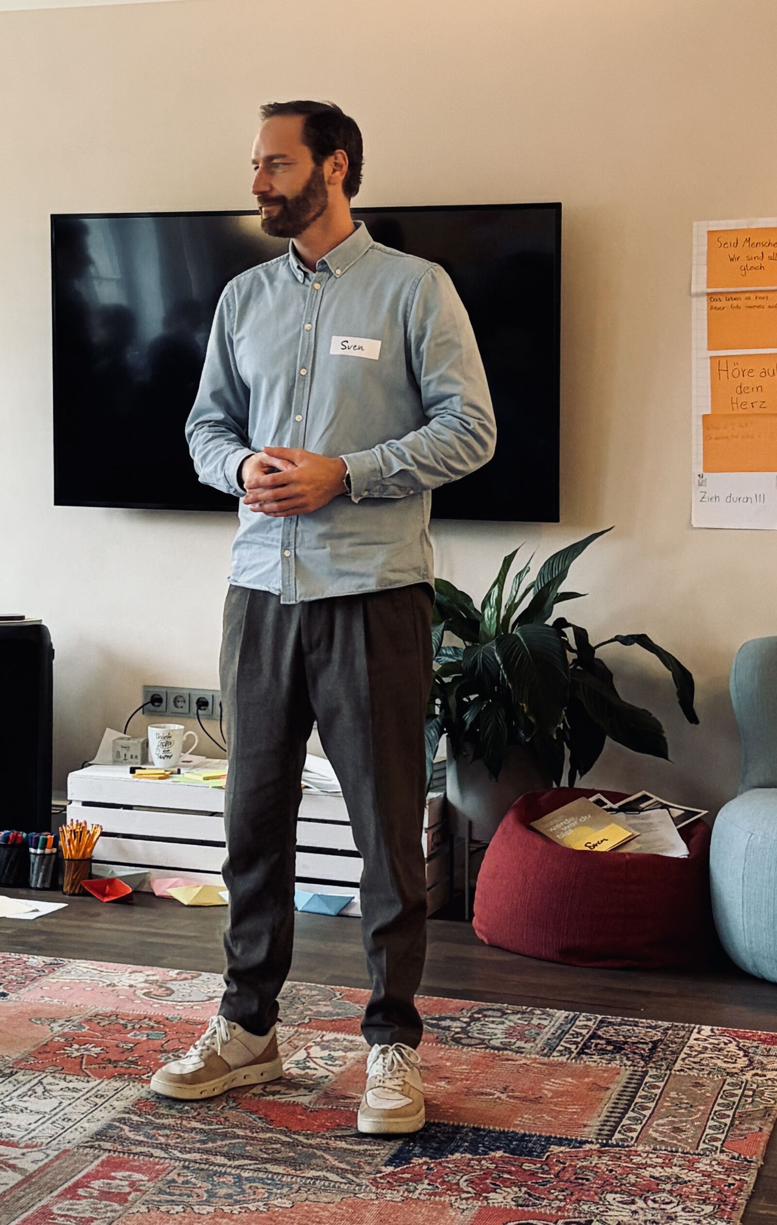 Sven von der Heyde im Workshop